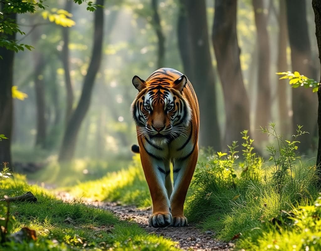 Tiger in forest